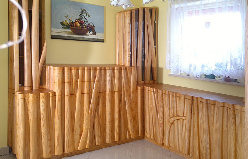 meble drewniane unikatowe jesionowe